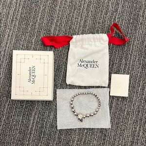 Alexander McQueen Silver Bracelet